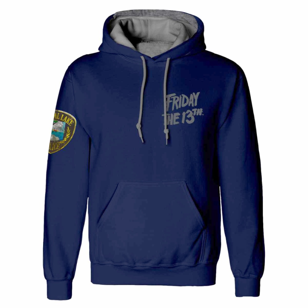 Friday The 13th - Crystal Lake Police Kapuzenpullover/hoodie - Blau